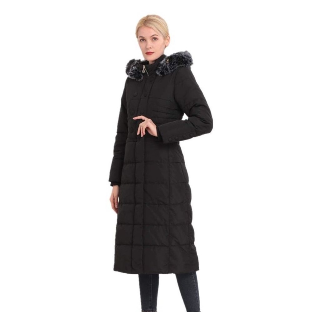 Polydeer Women’s Vegan Down Hooded Jacket